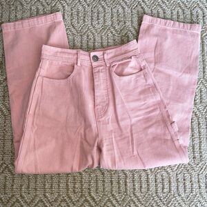 Women's Pink Wide Leg Pants